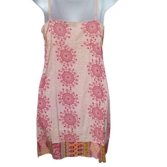 VTG Babydoll Dress Mini Rue21 Floral Medallion Jr M Y2K Coquette Romantic Sequin - Picture 12 of 16